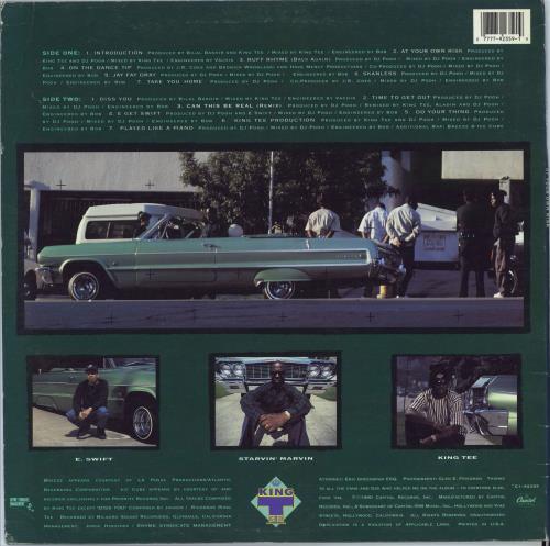 洋楽 KING TEE AT YOUR OWN RISK 1lp King Tee At Your Own Risk US vinyl LP album (LP record) (773171)